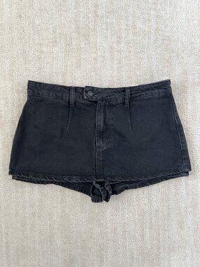 NWOT Free People We The Free Gala-Vanting Low Rise Denim Skort Mini Skirt 30